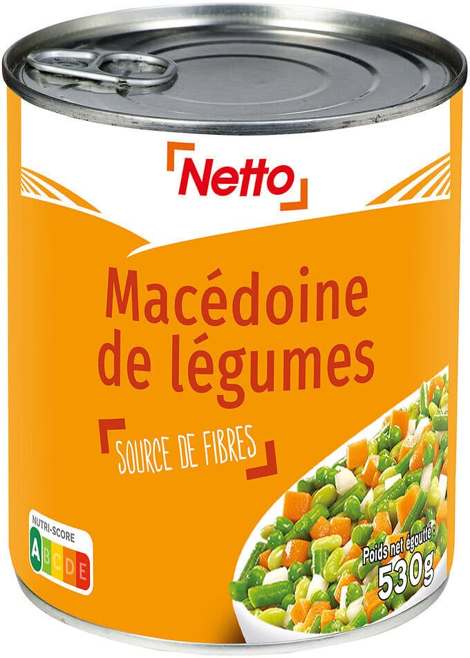 Netto Macédoine de légumes - 4/4 packshot