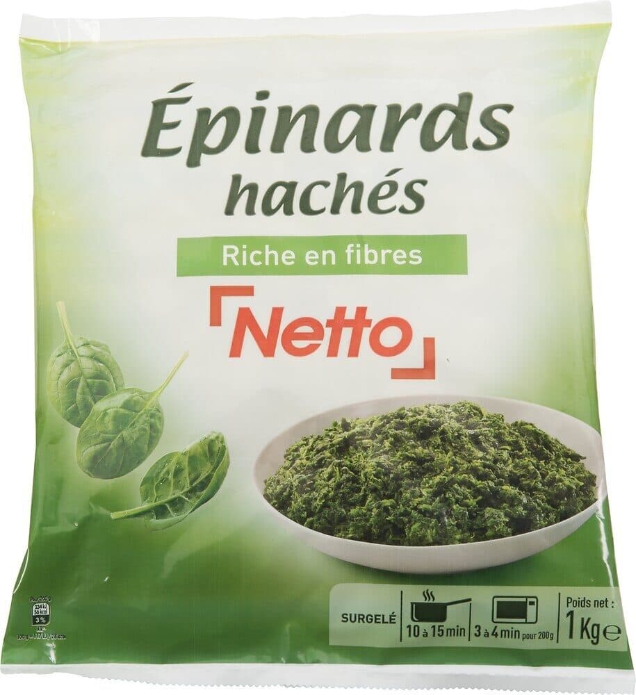 Netto Epinards haches 1 kg packshot