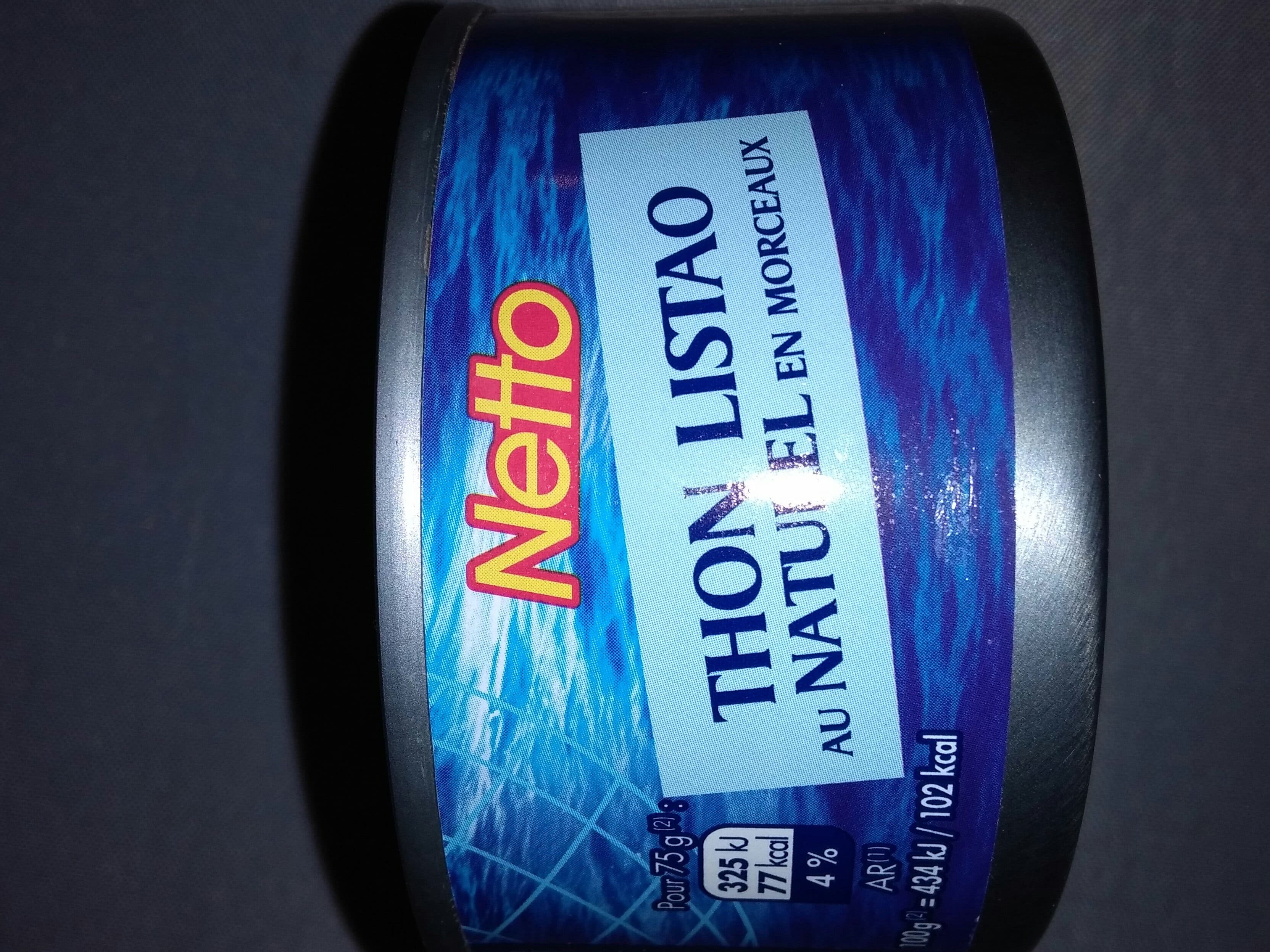 Netto Thon listao en morceaux au naturel 200g 150g (1/4) packshot