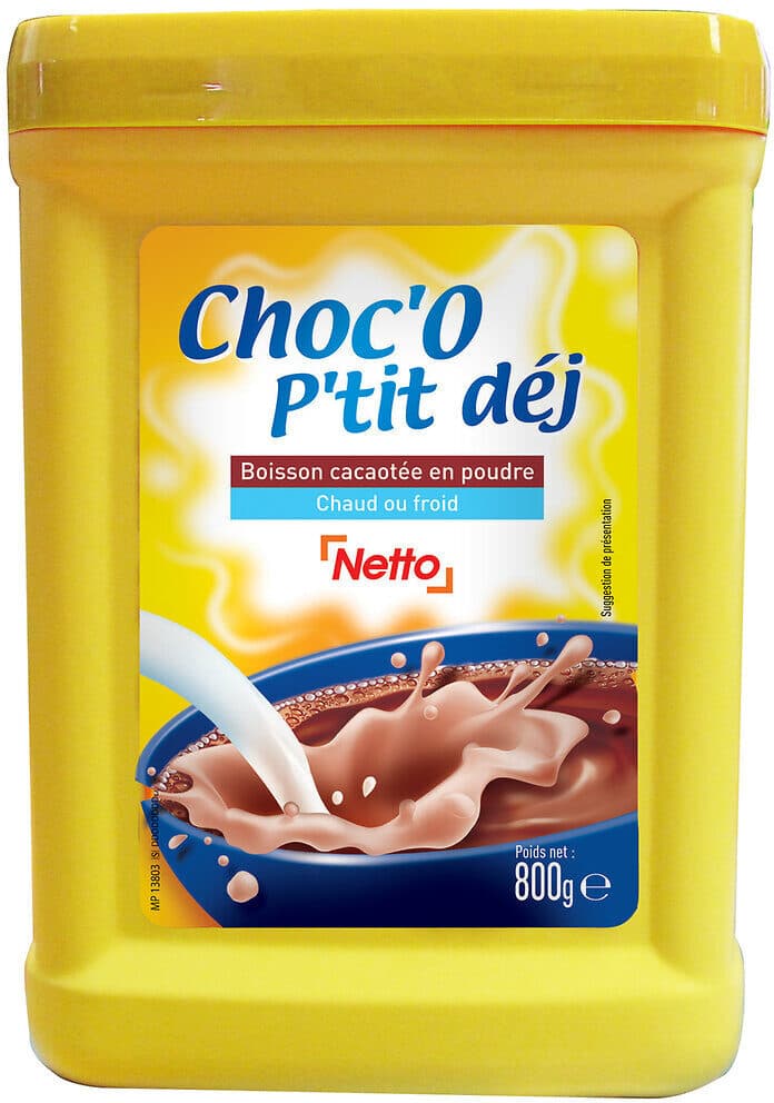 Netto Préparation en poudre instantanée pour boisson cacaotée - 800g packshot
