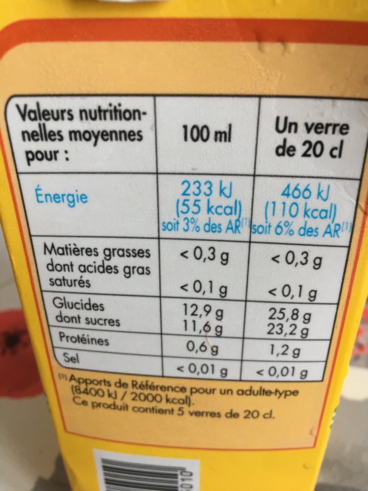 Netto Abc ananas brique 1l packshot