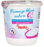 Netto Fromage blanc nature 0% packshot