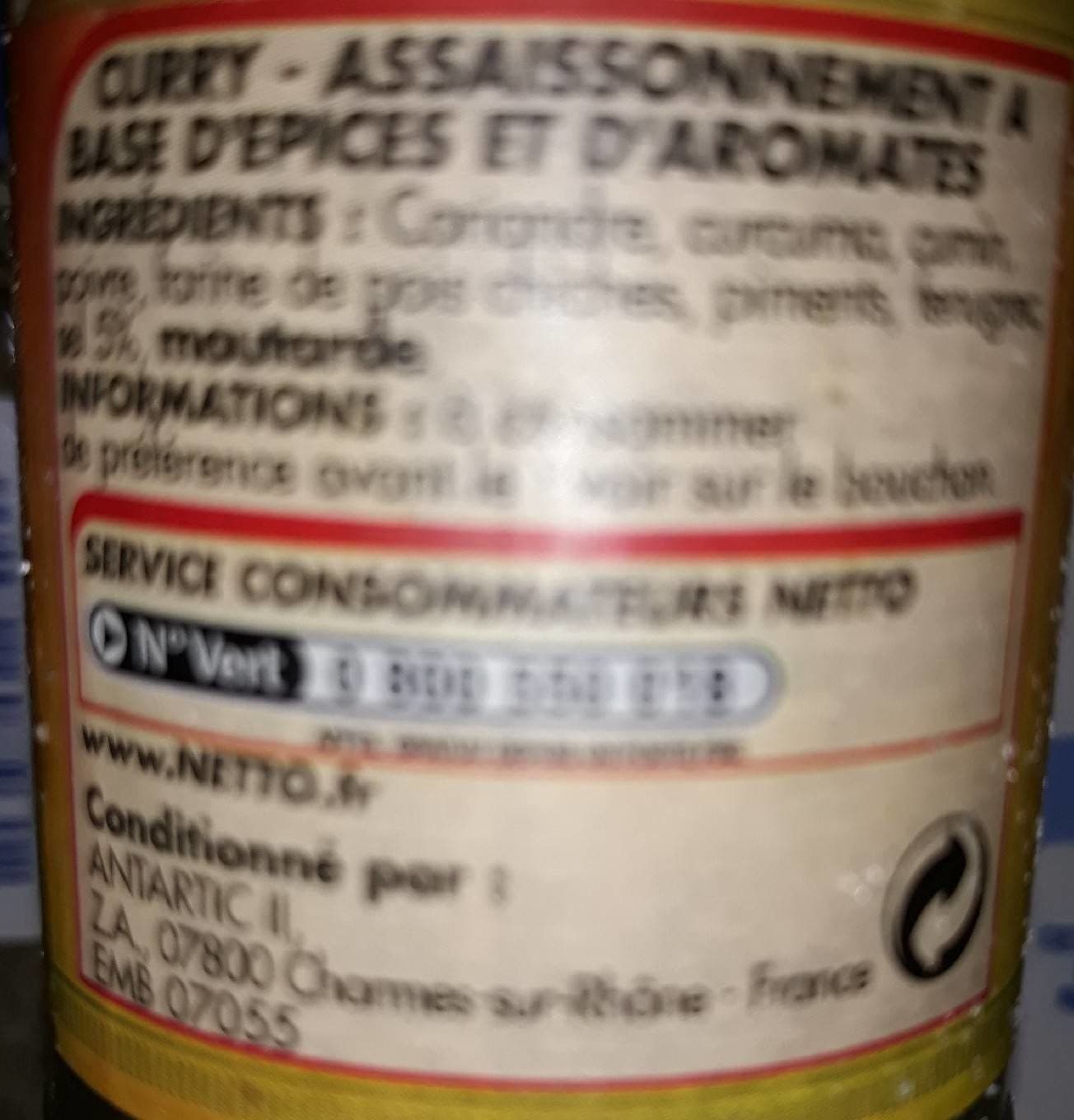 Netto Curry packshot