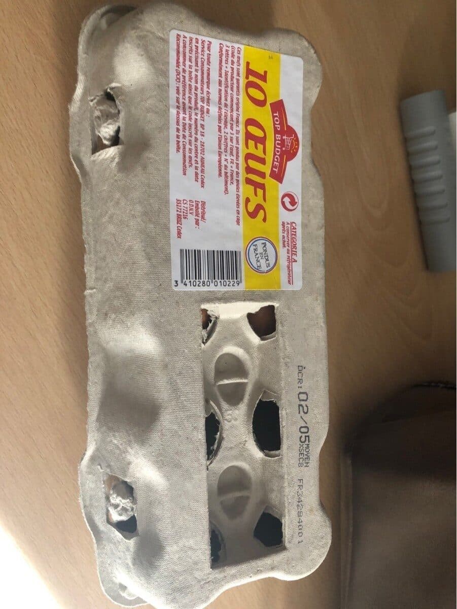 Top budget 10 oeufs packshot