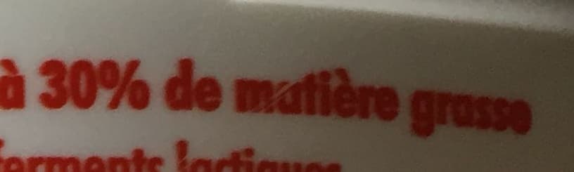 Intermarché Crème fraîche Légère packshot