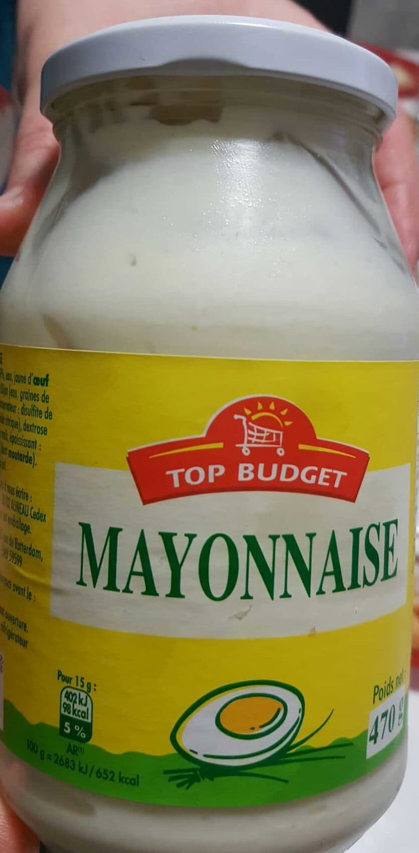 Top Budget Mayonnaise 470g packshot