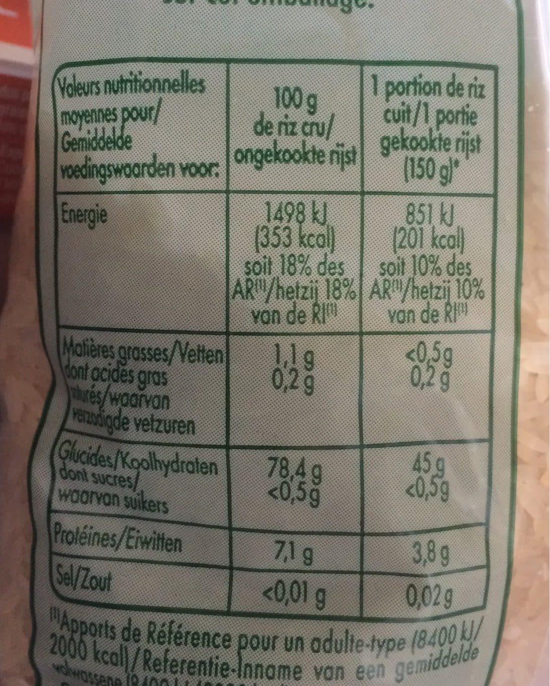 Top budget TOP BUDGET long incollable sac 1kg (F/E/NL/A) packshot