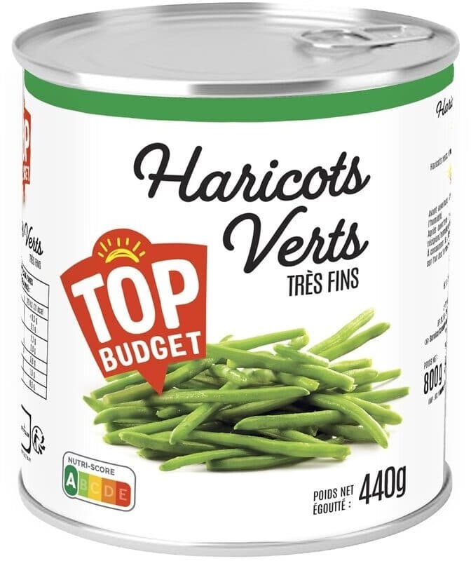 TOP Budget Haricots verts très fins - 4/4 packshot