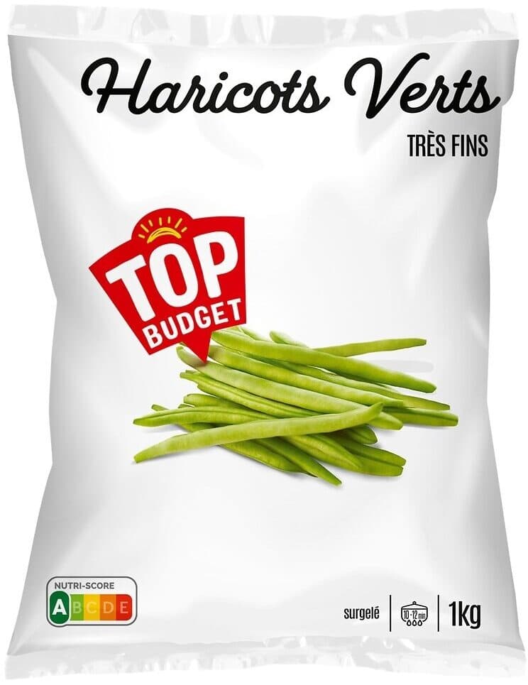 Top budget HARICOTS VERTS TRES FINS 1kg packshot