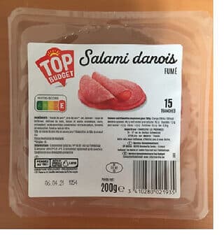 Top budget LS PP Salami danois Danois 15T 200g packshot