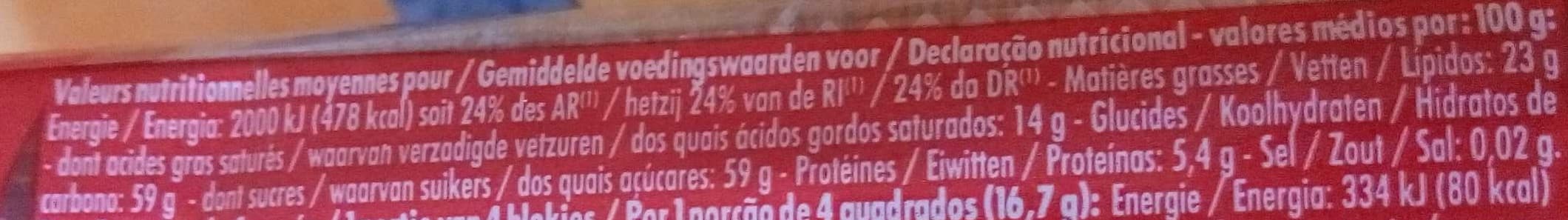 Top budget Tablette lot nu chocolat noir - 5x100g packshot