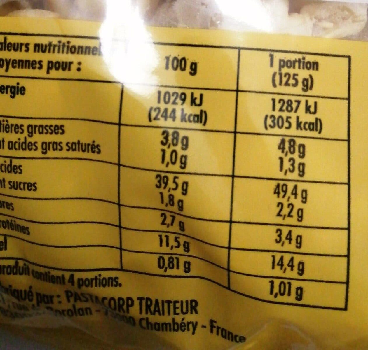 Top budget TORTELLINI VIANDE 500g packshot