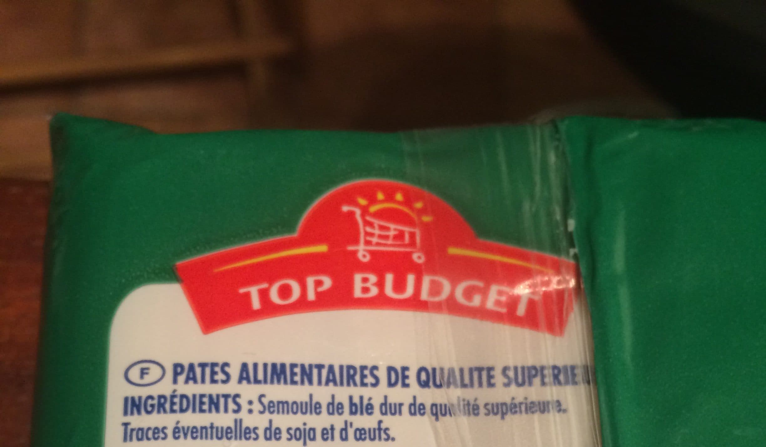 Top budget Spaghetti 1 Kg packshot