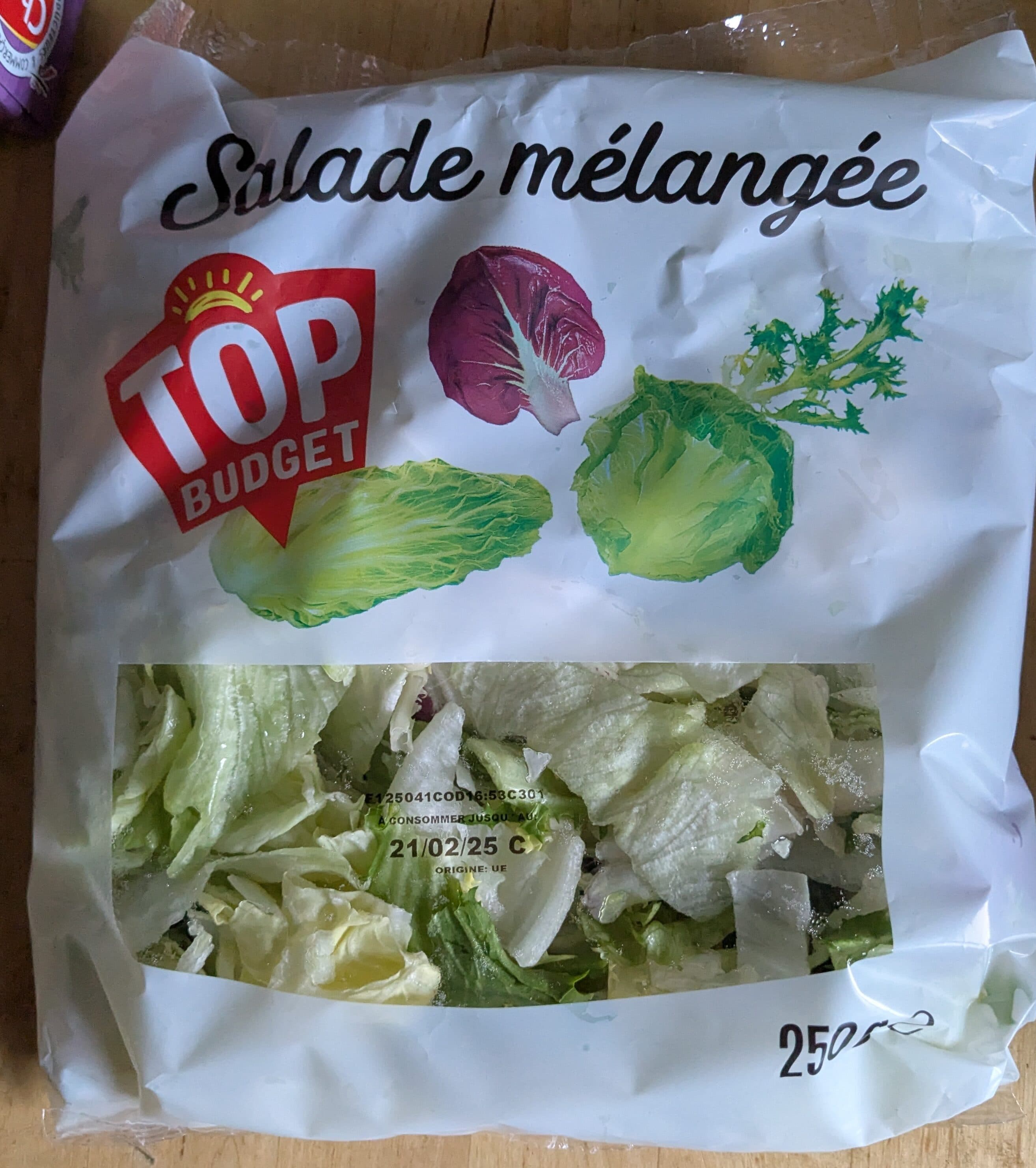 Top Budget Salade mélangée packshot