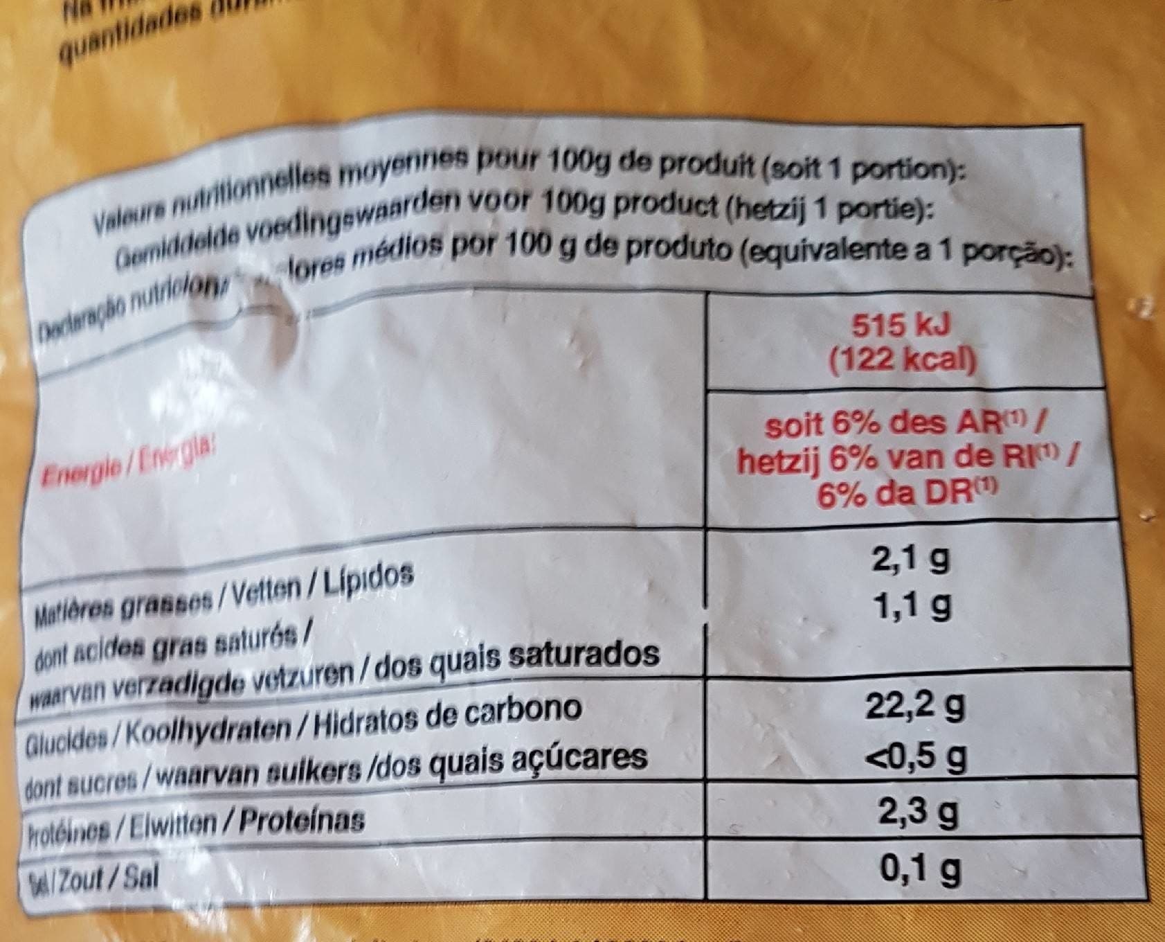 Top budget Pommes frites 2.5kg packshot