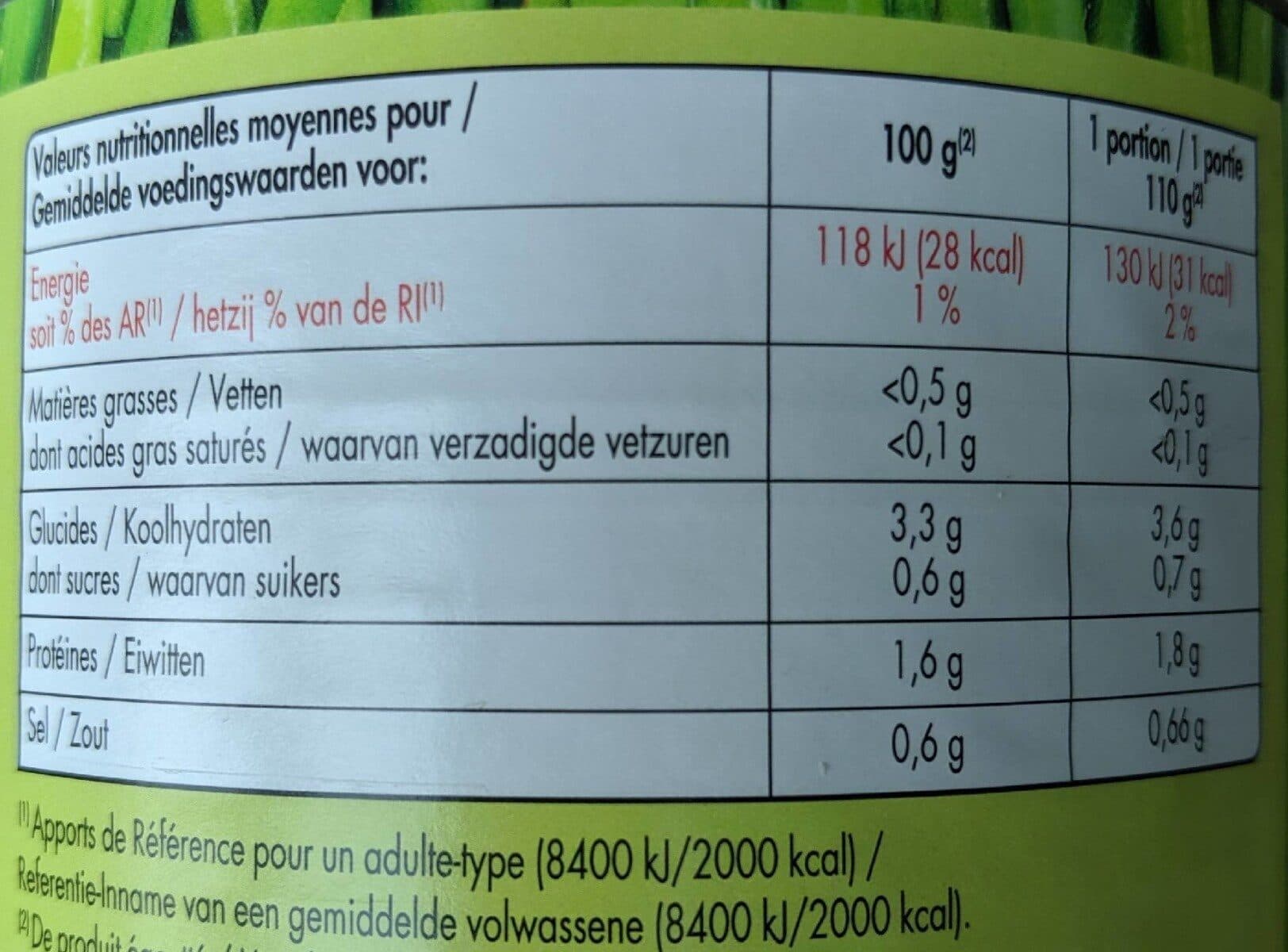 Top budget Haricots verts extra fins - 4/4 packshot