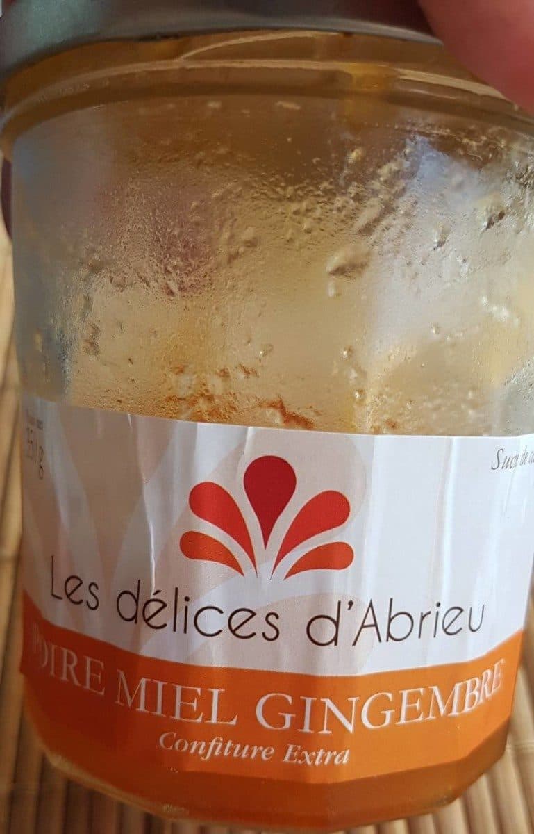 Open Food Facts Confiture Poire Miel Gingembre packshot