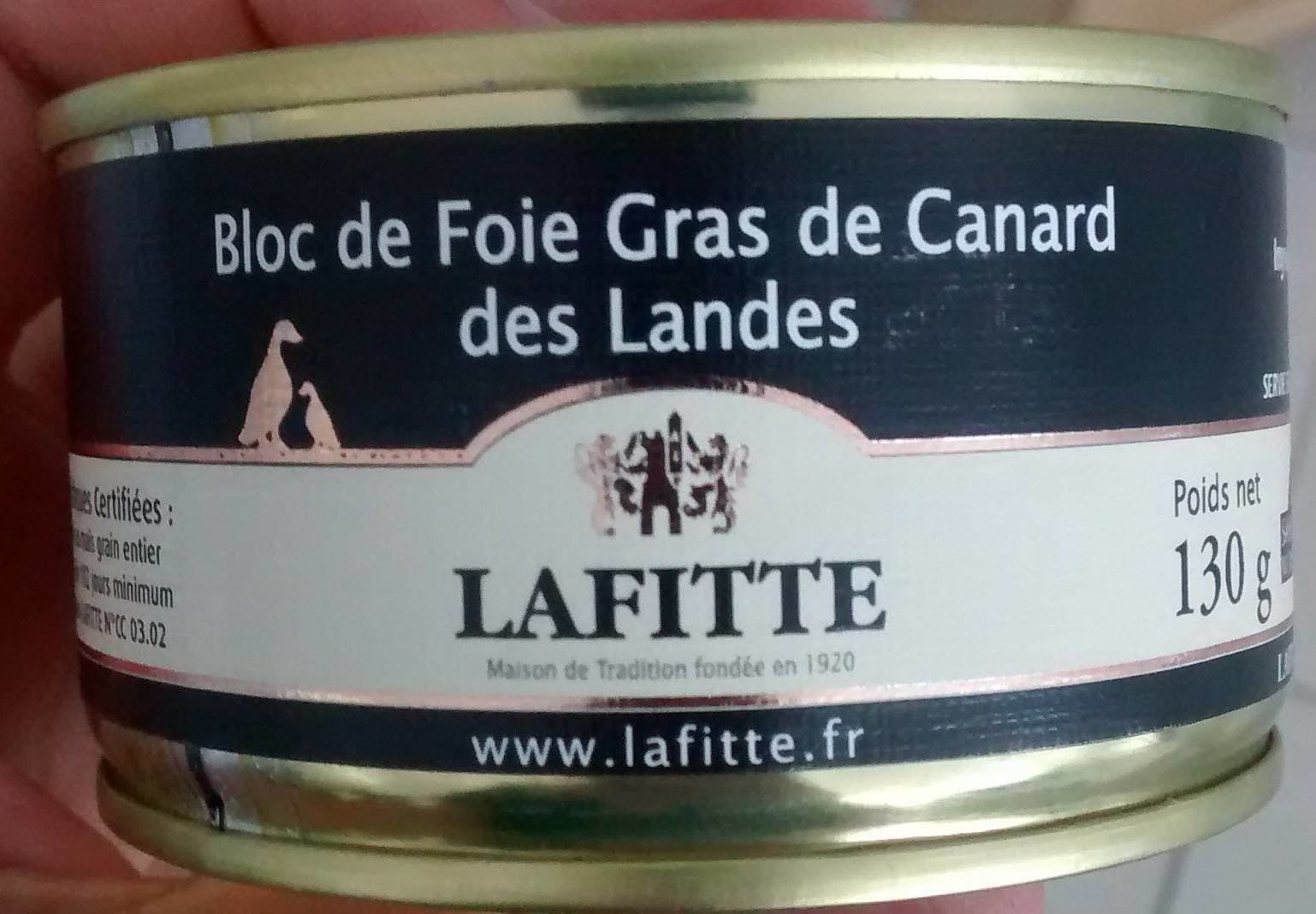 Lafitte Bloc de foie gras des Landes packshot