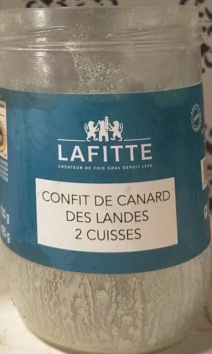 Lafitte Confit de canard des Landes 2 cuisses packshot