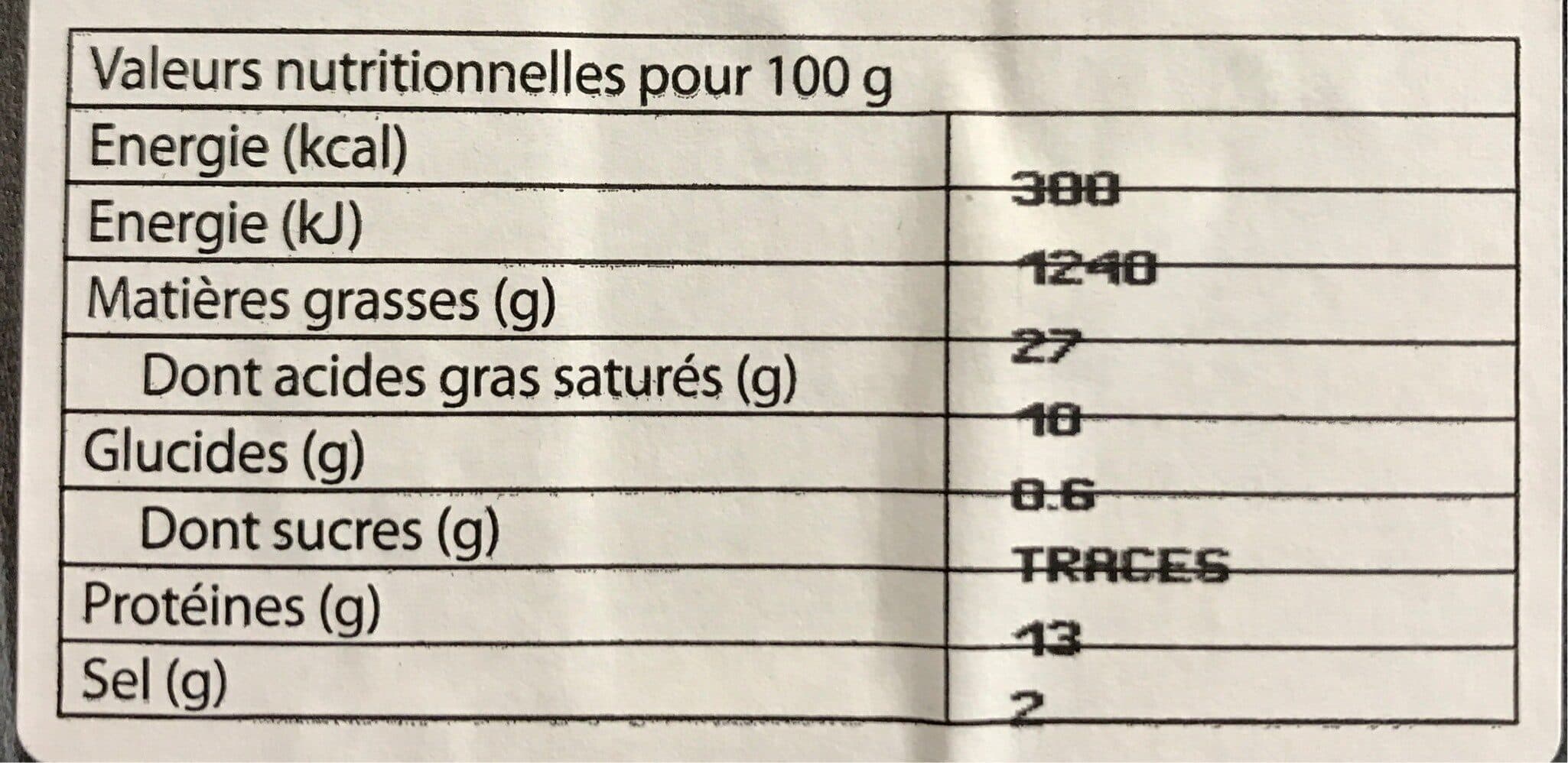 Open Food Facts Chipolatas Rhone Alpes packshot