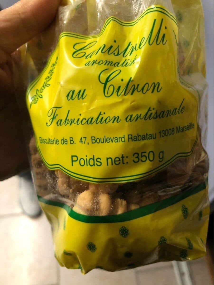 Open Food Facts Canistrelli au citron packshot