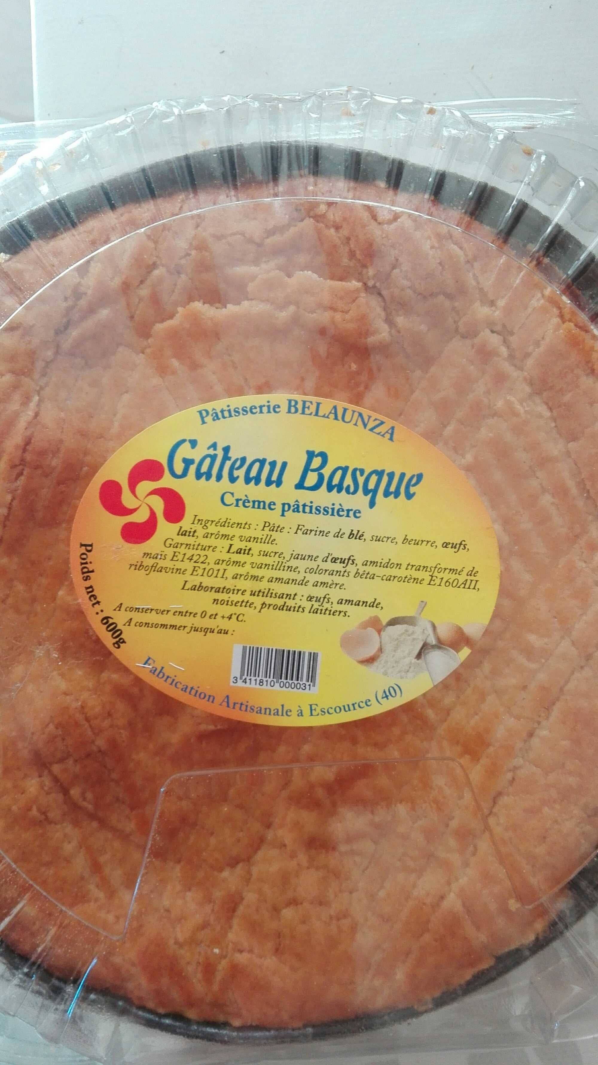 PâtisserieBelaunza Gâteau Basque packshot
