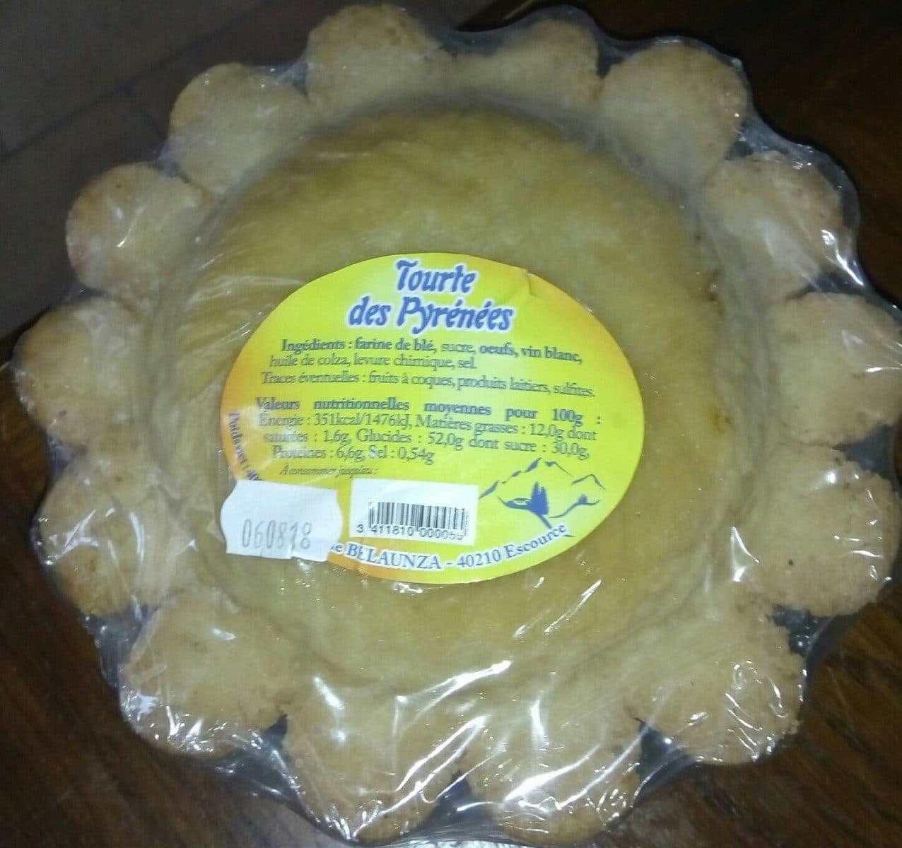 Belaunza Tourte des Pyrénées packshot