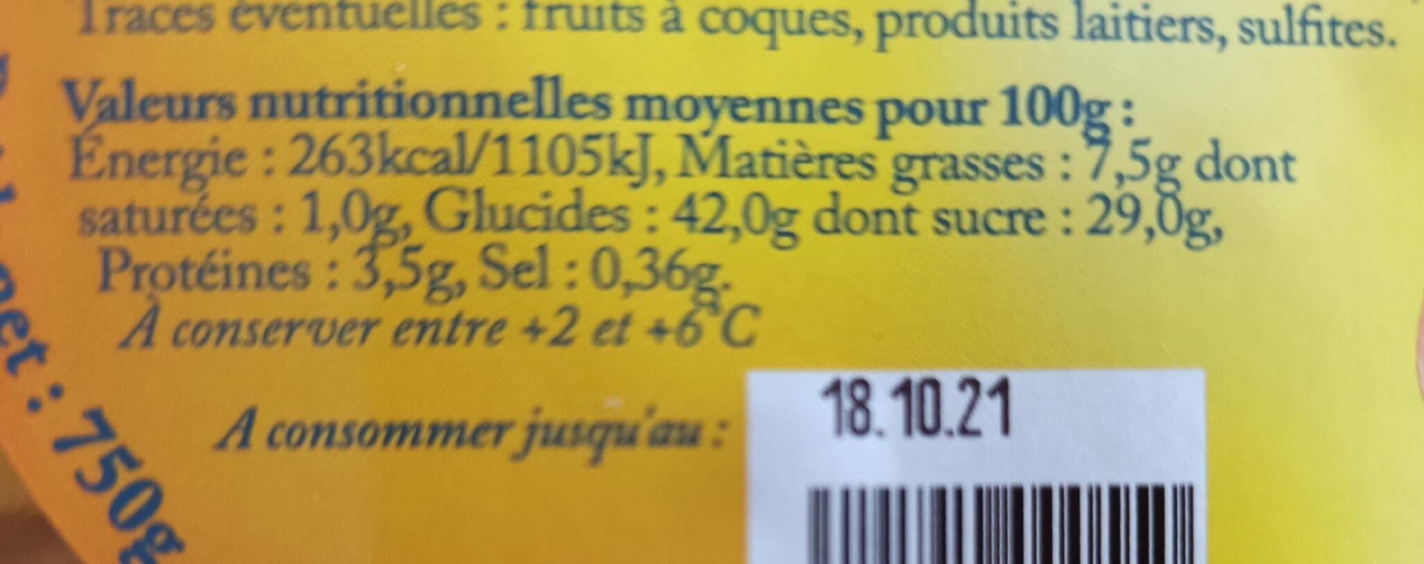 Open Food Facts Tarte Basquaise pomme packshot