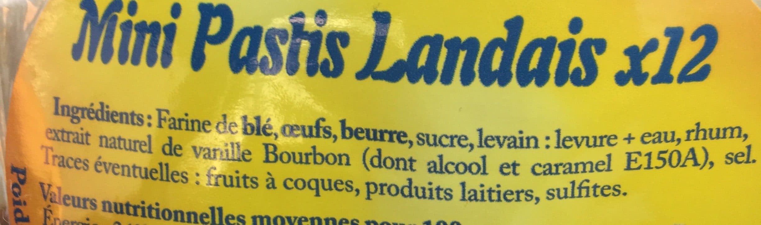 Open Food Facts Mini pastis landais packshot
