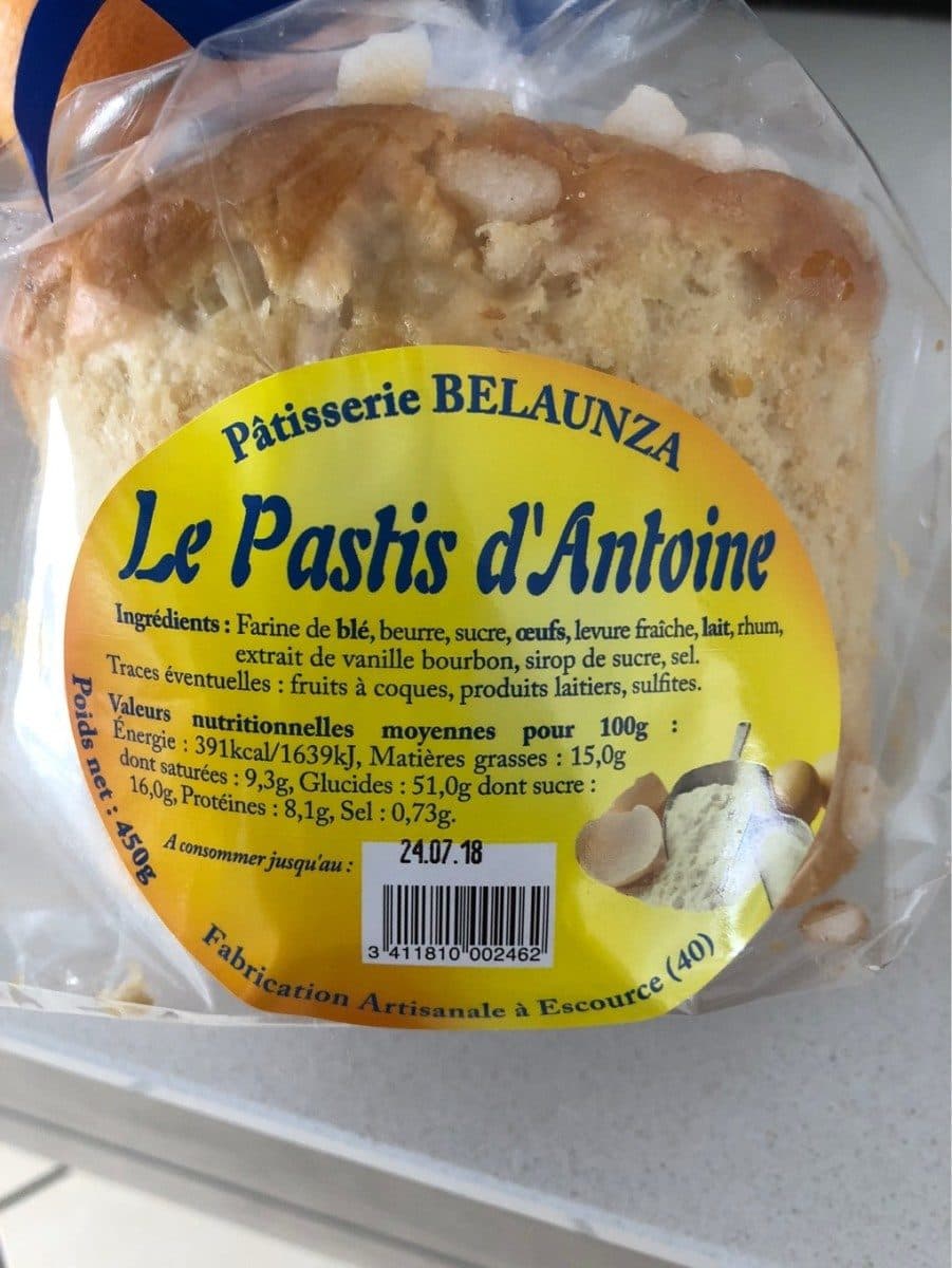 Open Food Facts Le pastis d antoiine packshot