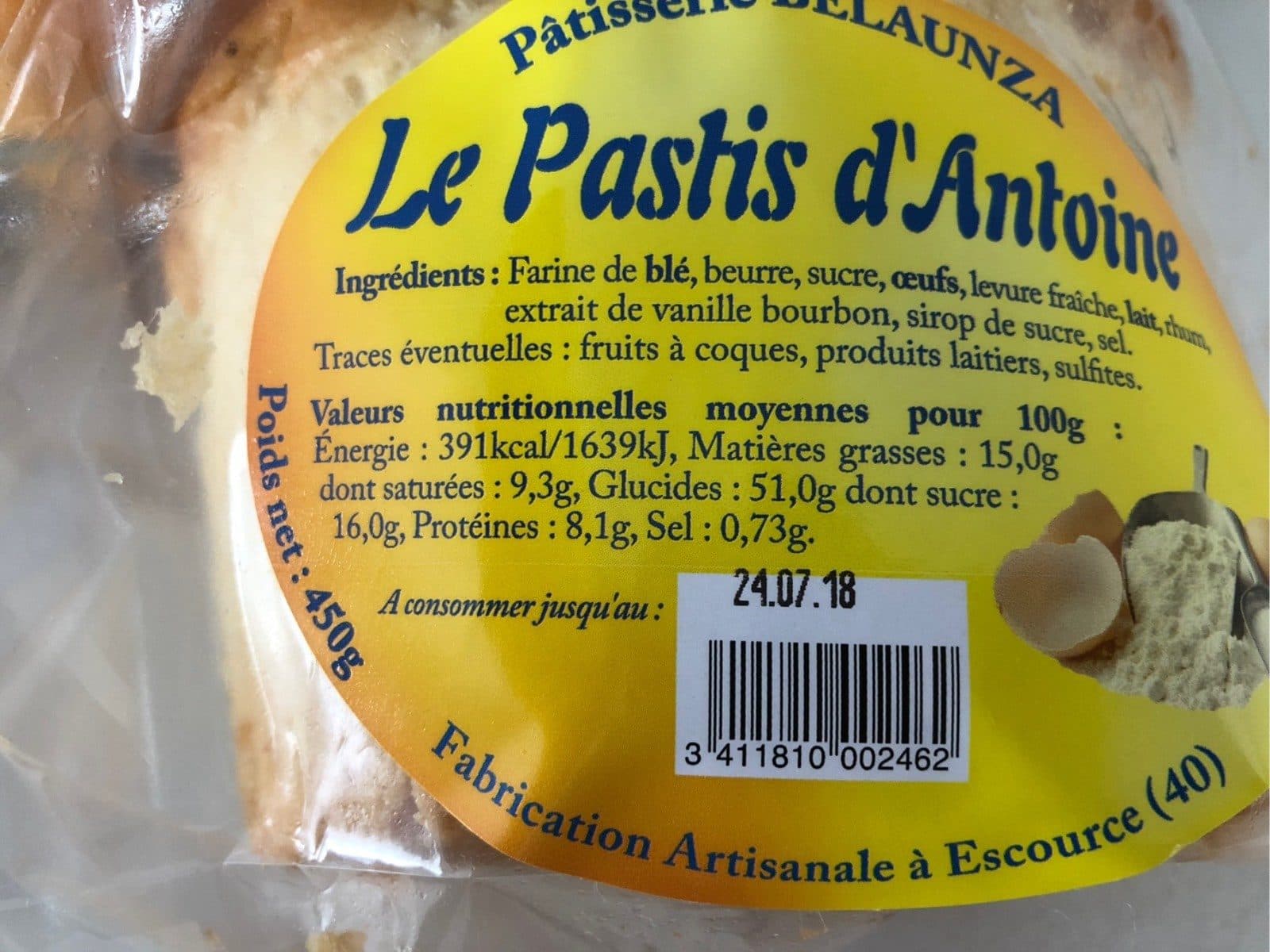 Open Food Facts Le pastis d antoiine packshot