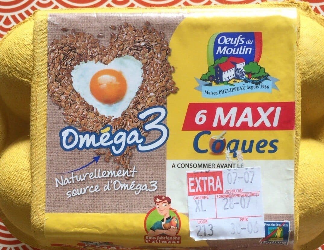 Open Food Facts 6 Oeufs Maxi Coque TG Prov packshot