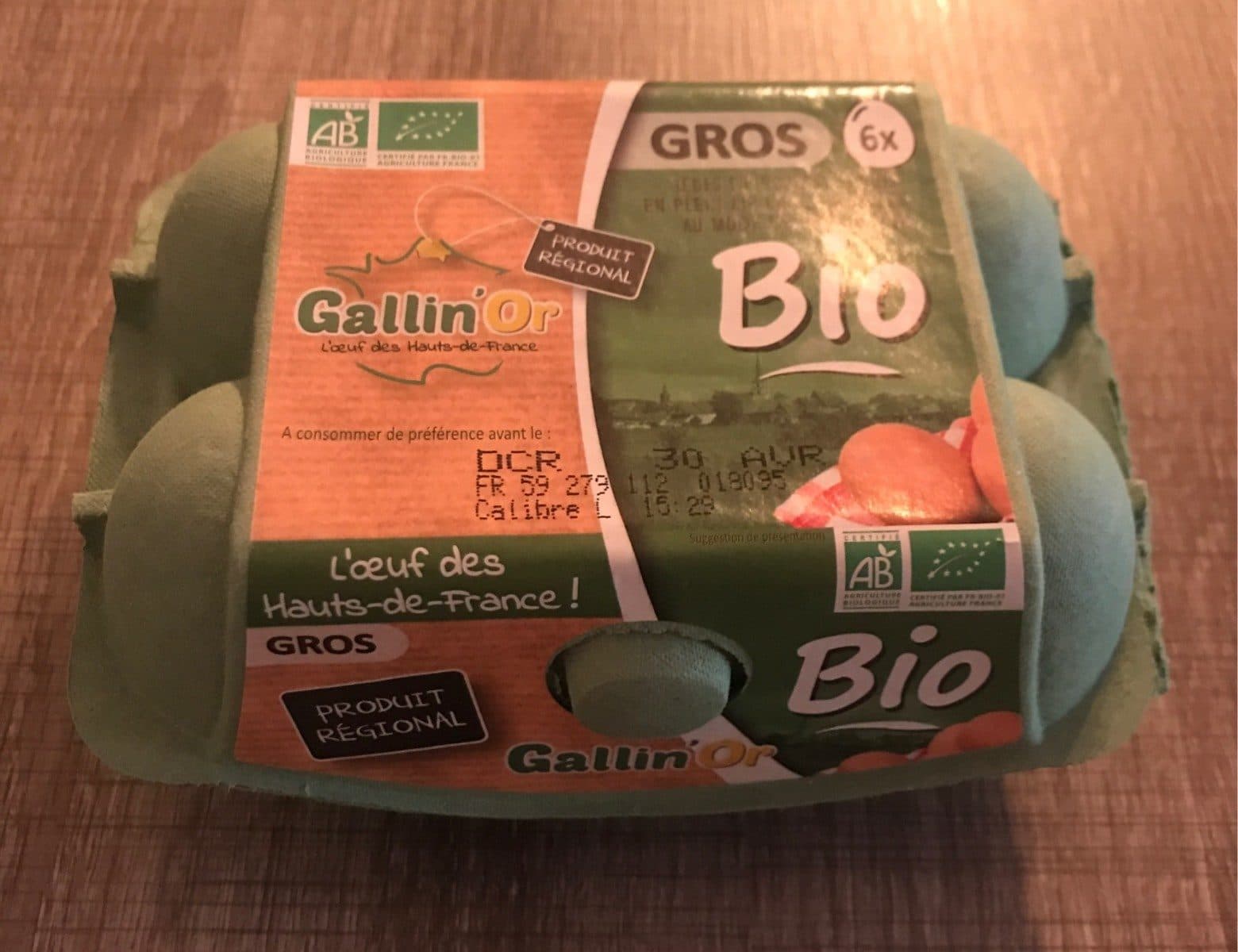 Open Food Facts Oeuf Bio (Gros) packshot