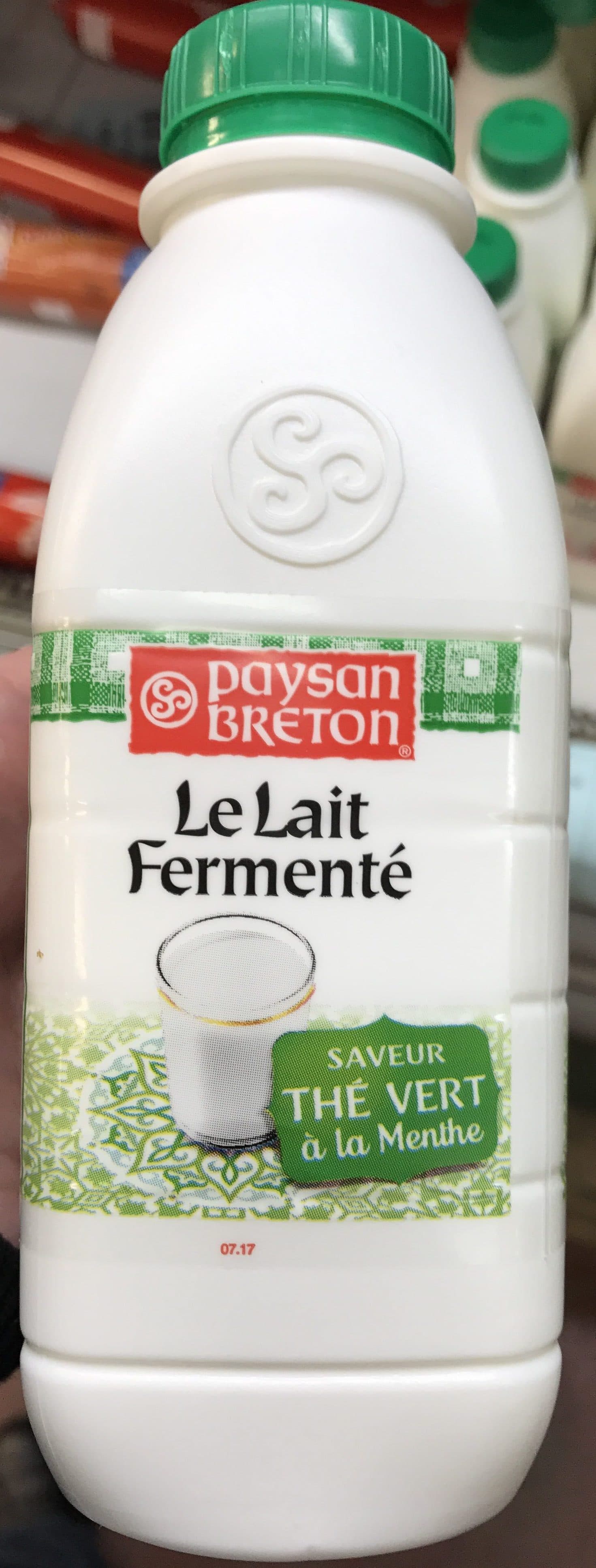 Paysan Breton Le Lait Fermenté saveur Thé vert à la menthe packshot