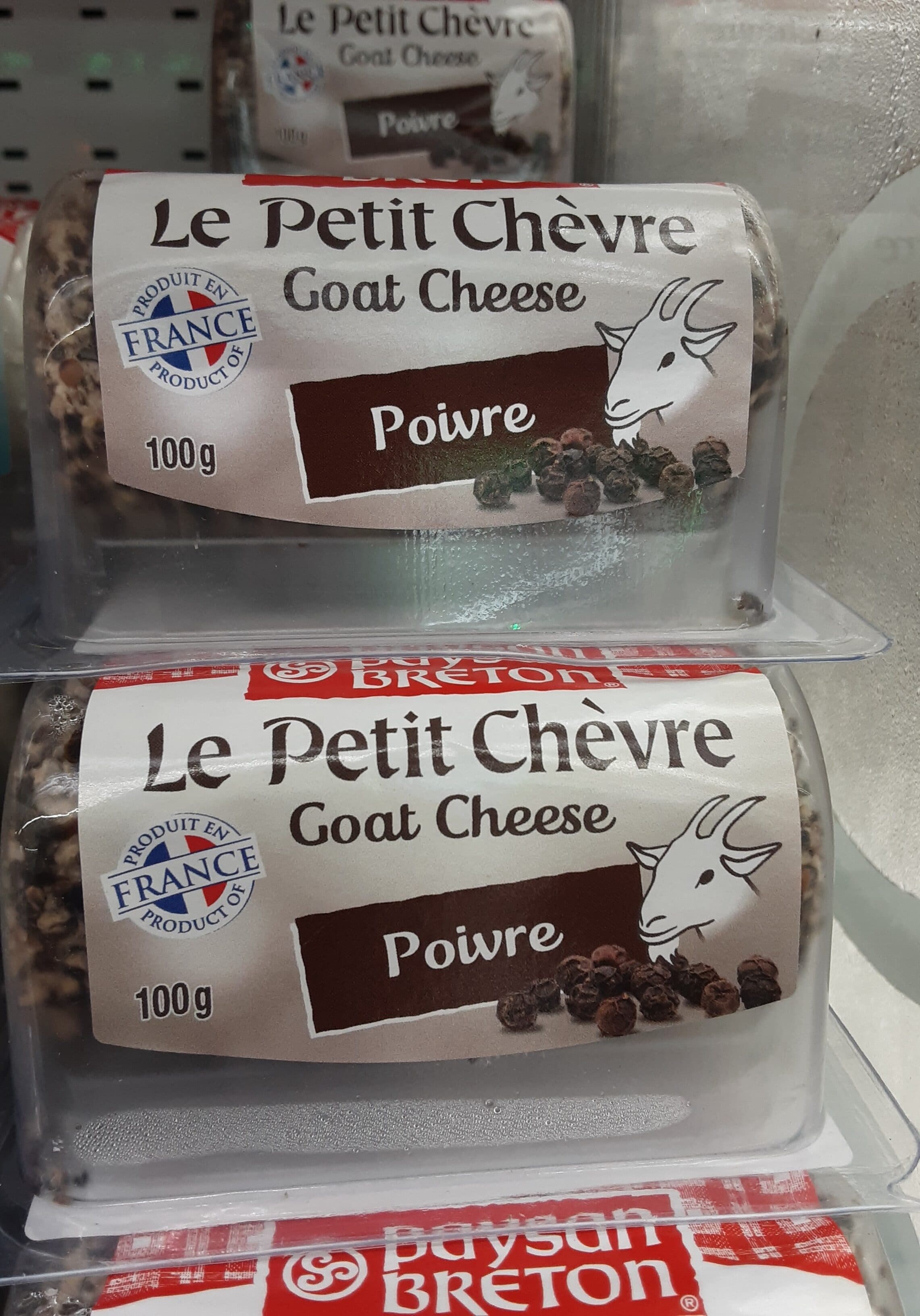 Paysan breton Goat Cheese Log Plain 100 g packshot