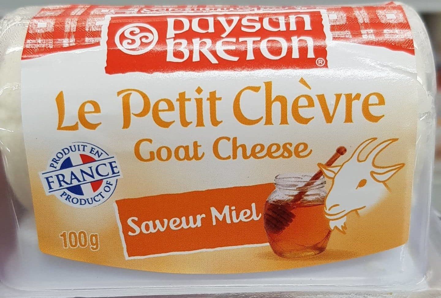 Paysan Breton Le petit chèvre Goat Cheese saveur miel packshot