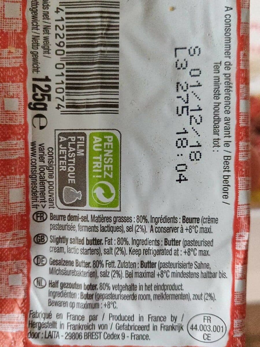 Paysan Breton Paysan Breton - Beurre moulé demi sel packshot