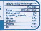Ma crémière Ma crémière beurre doux packshot