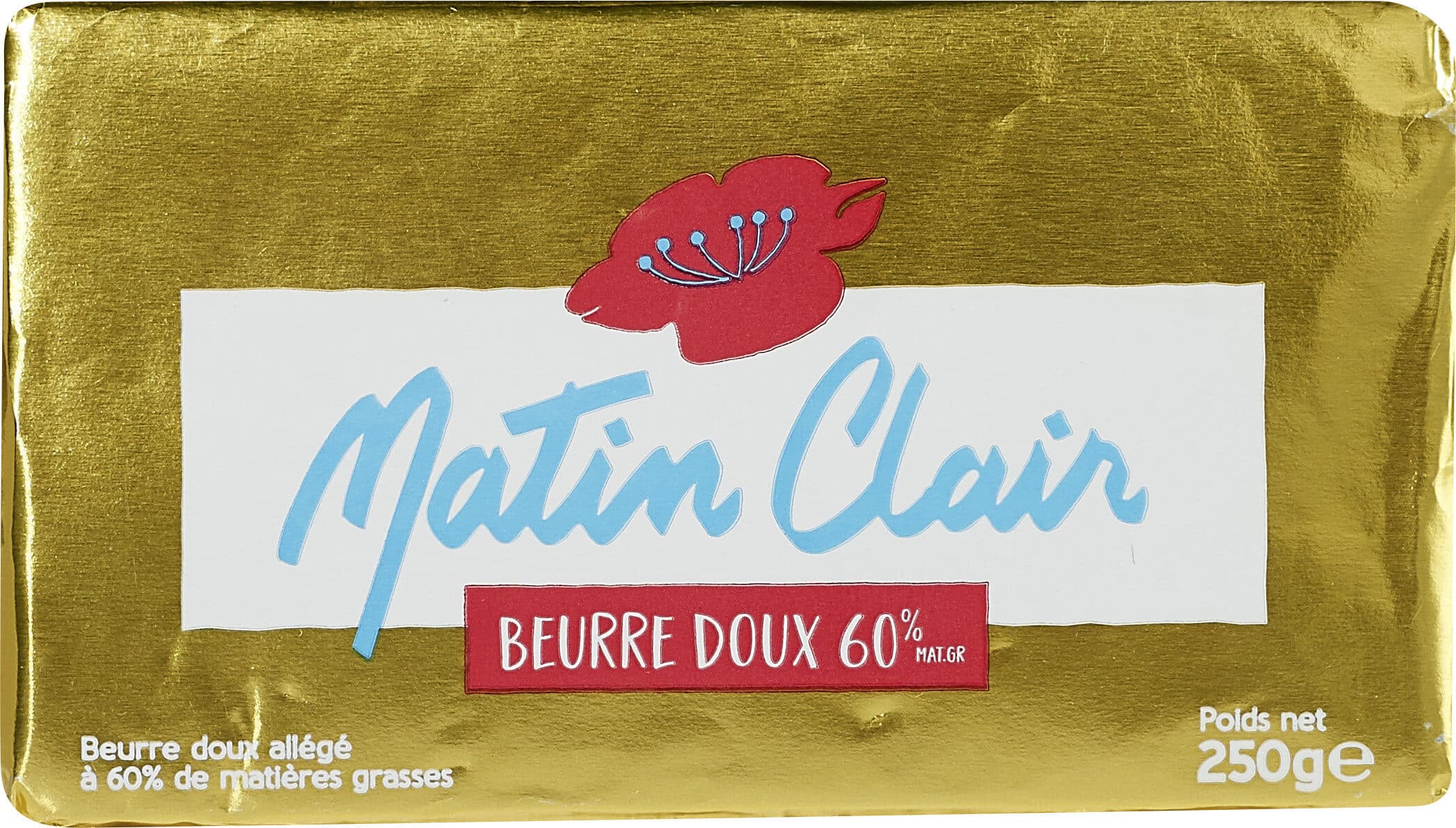 Matin Clair Beurre doux 60%MATGR packshot