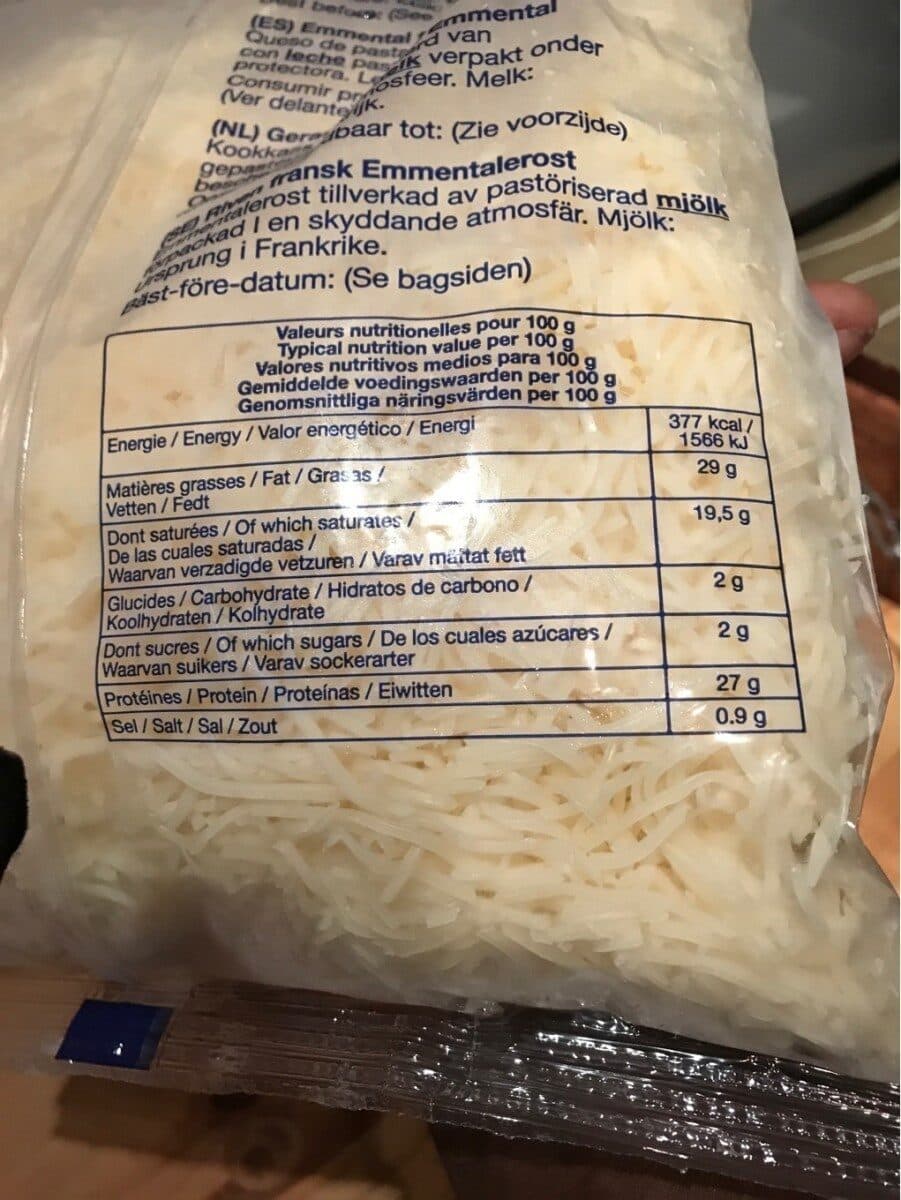 Aucune Emmental Francais Rapé 800g packshot