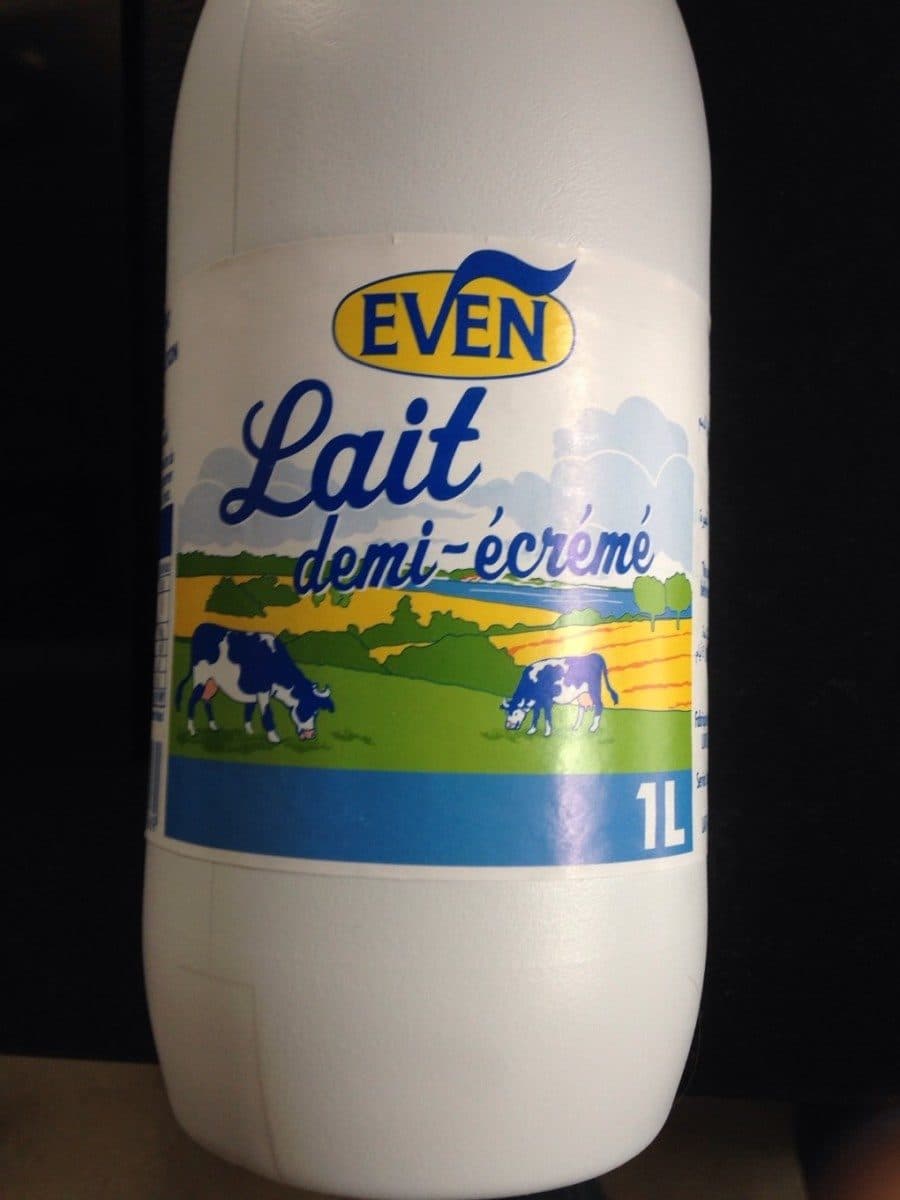Even Lait demi-écreme packshot