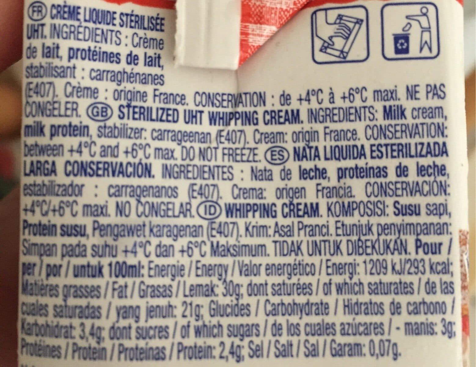 Paysan Breton CREME UHT 35,2% packshot