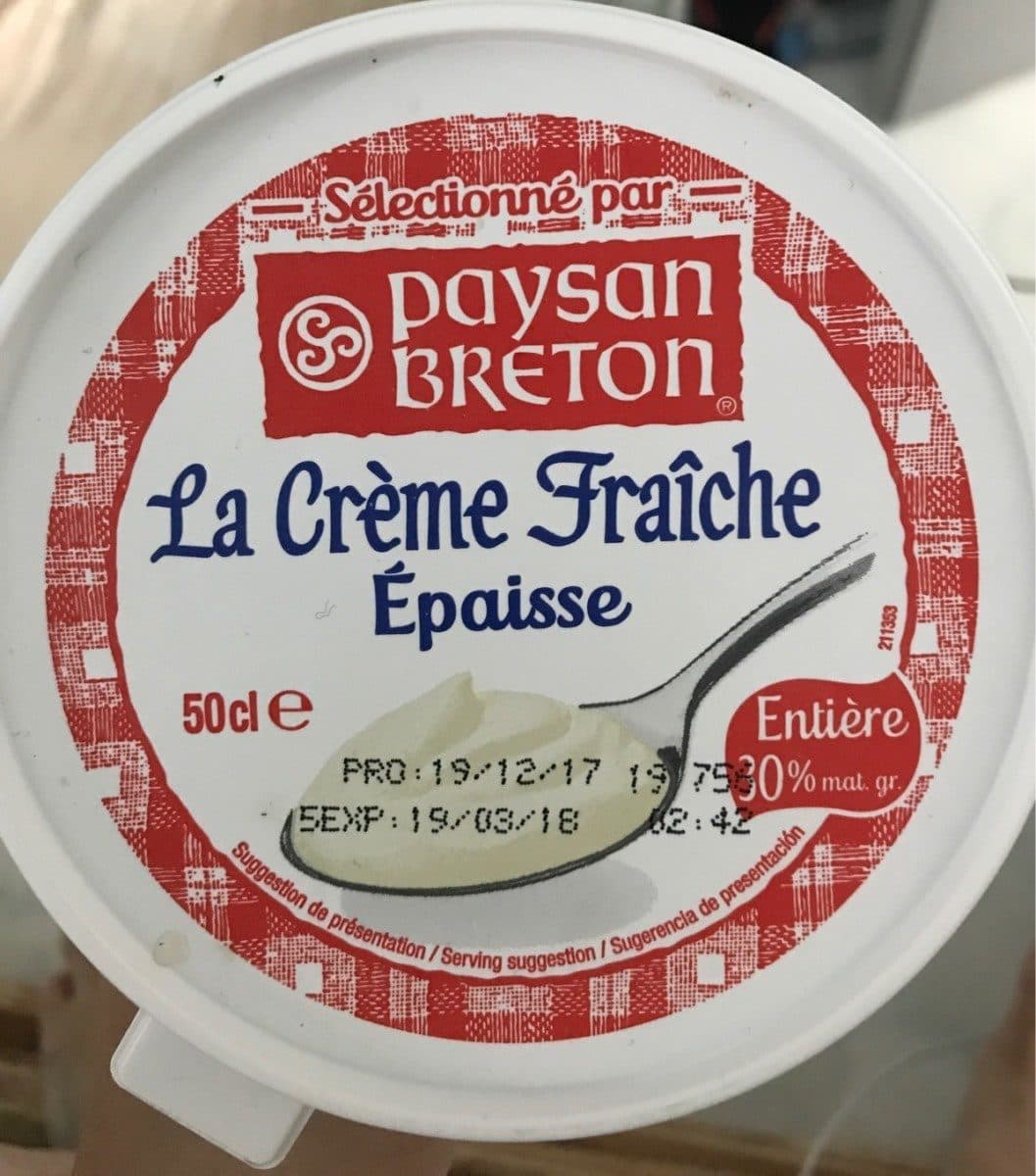 Paysan Breton Creme fraiche 30% packshot