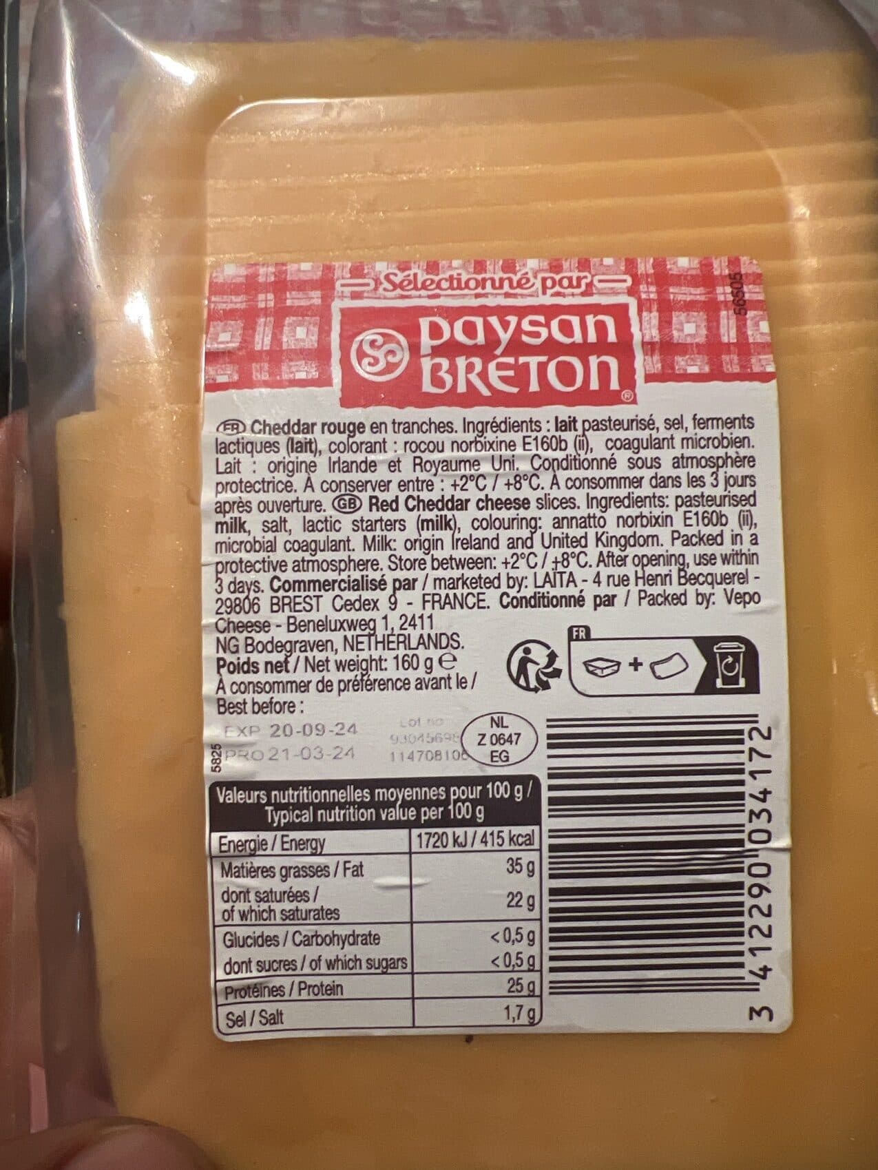 Paysan Breton mimolette breton packshot
