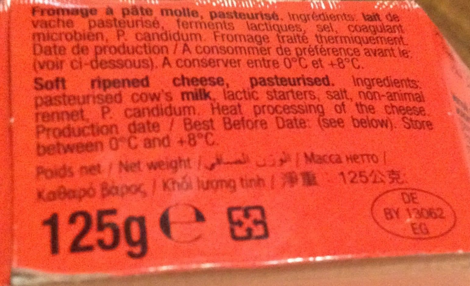 Brie 125g Brie 125 g packshot