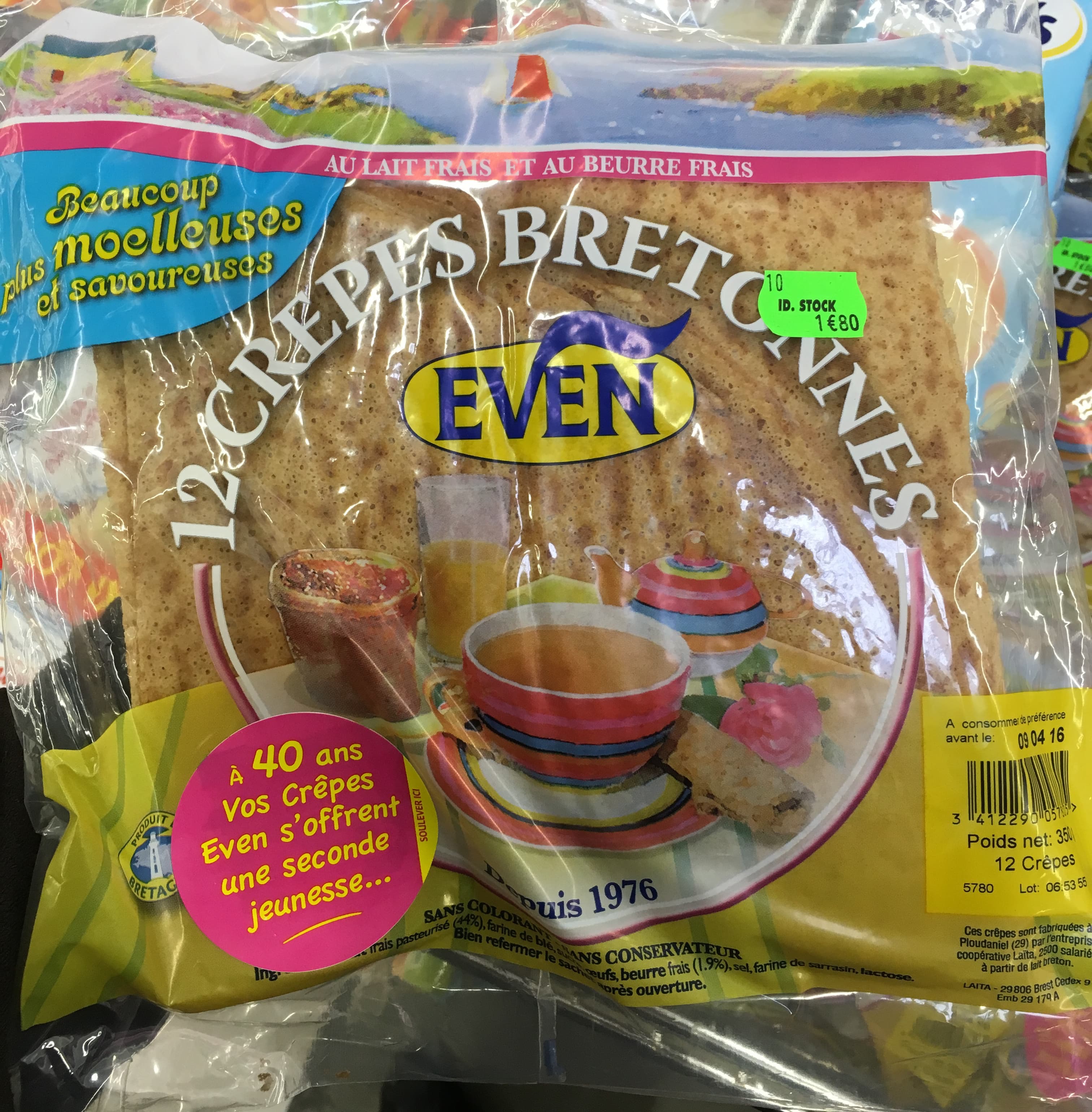 Even 12 Crêpes Bretonnes packshot