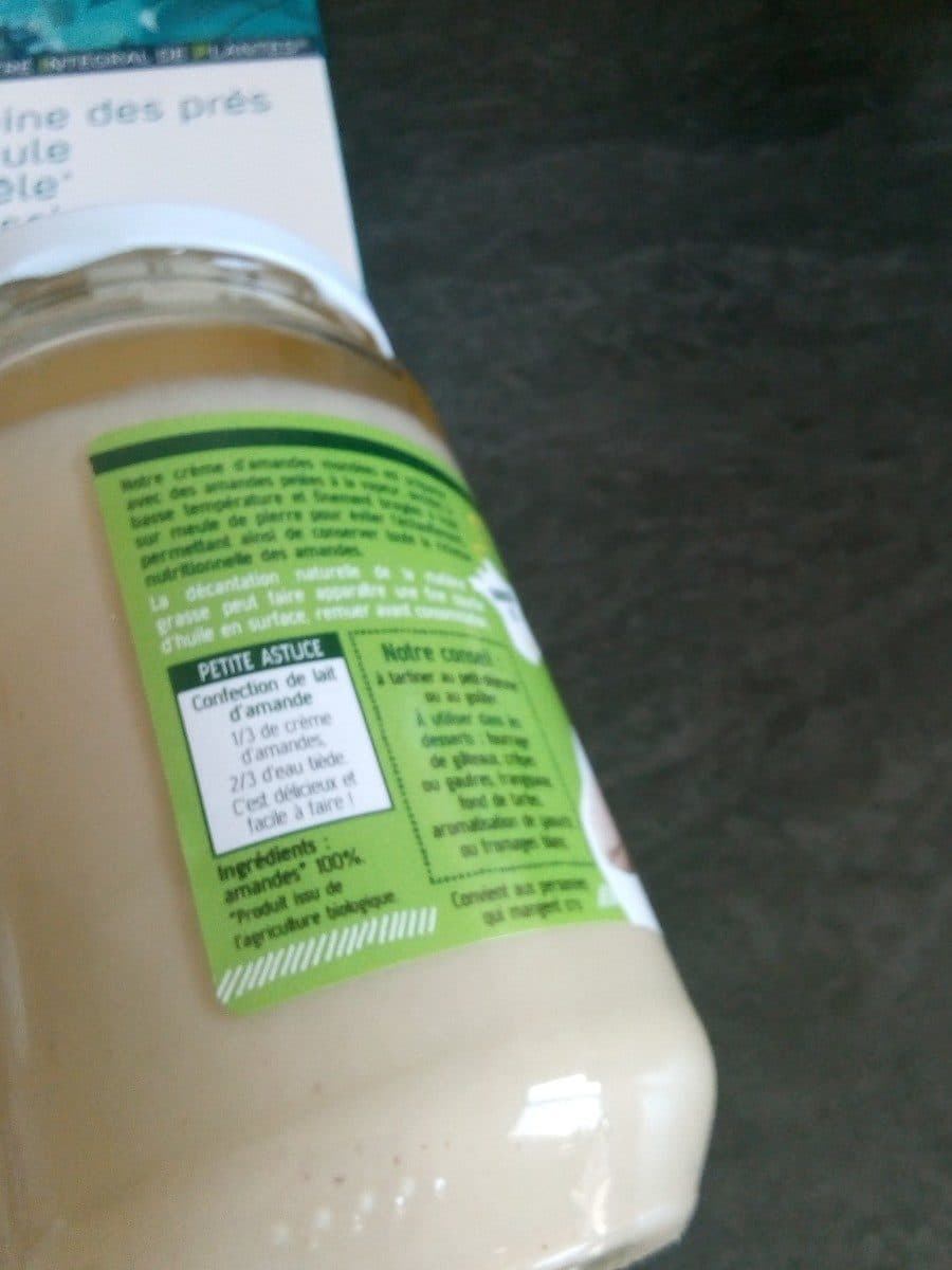 Senfas Crème d'amandes mondées packshot