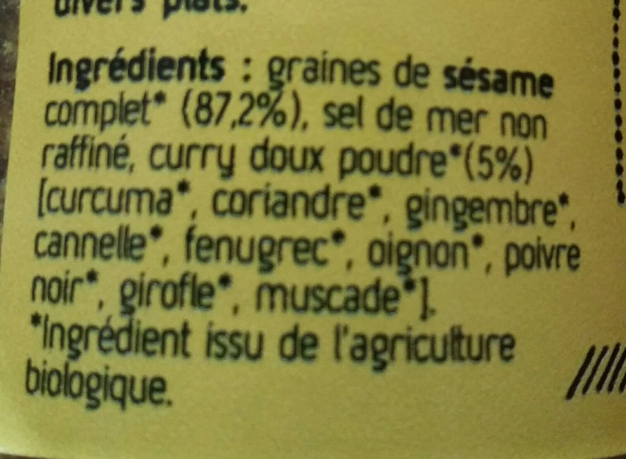 Senfas Gomasio Curry packshot