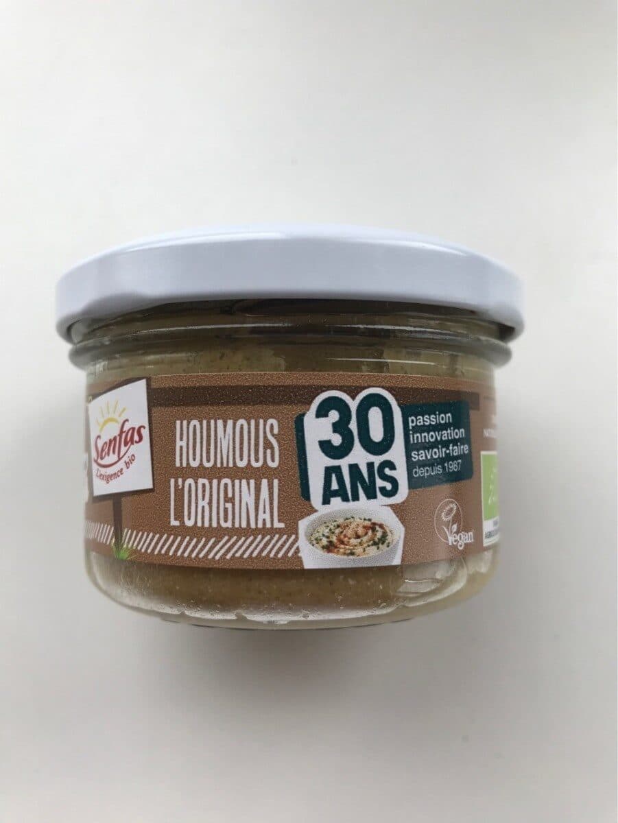 Senfas Houmous l'original packshot