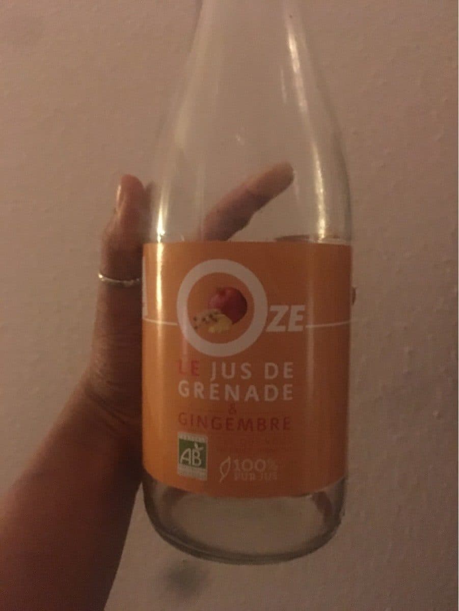 Open Food Facts Le jus de grenade et gingembre packshot